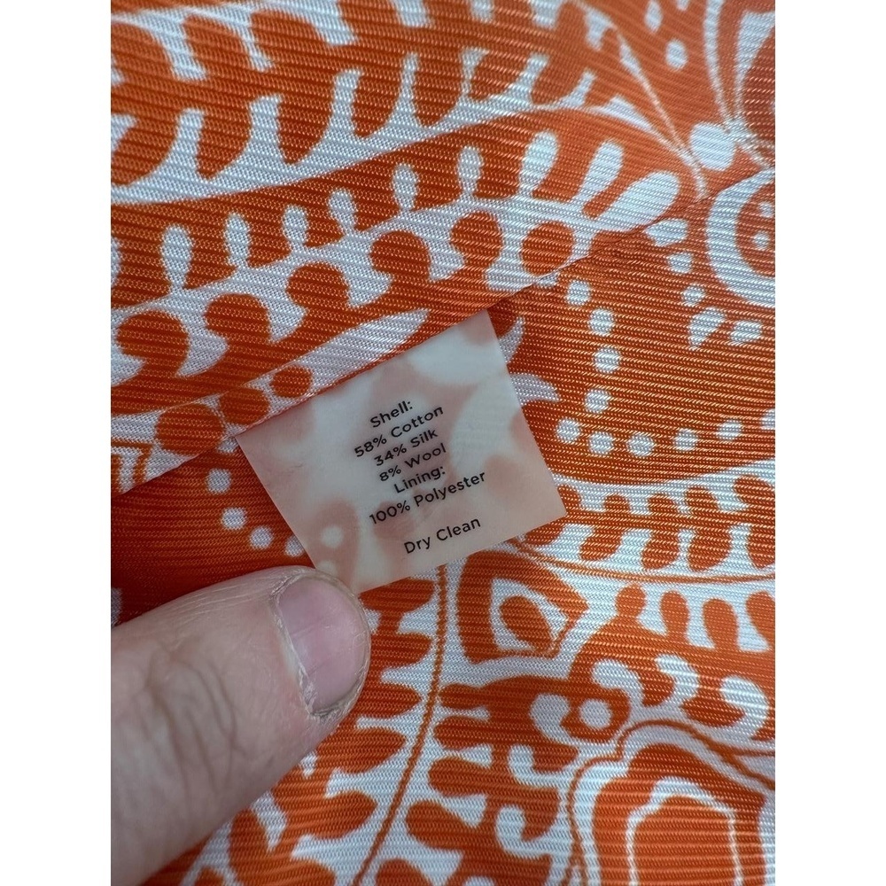 Talbots Red/Orange 3button Decorative Pocket Blaz… - image 2